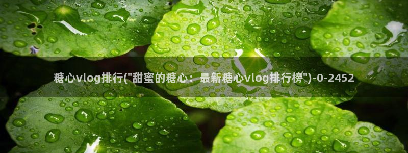 糖心vlog免费版官网